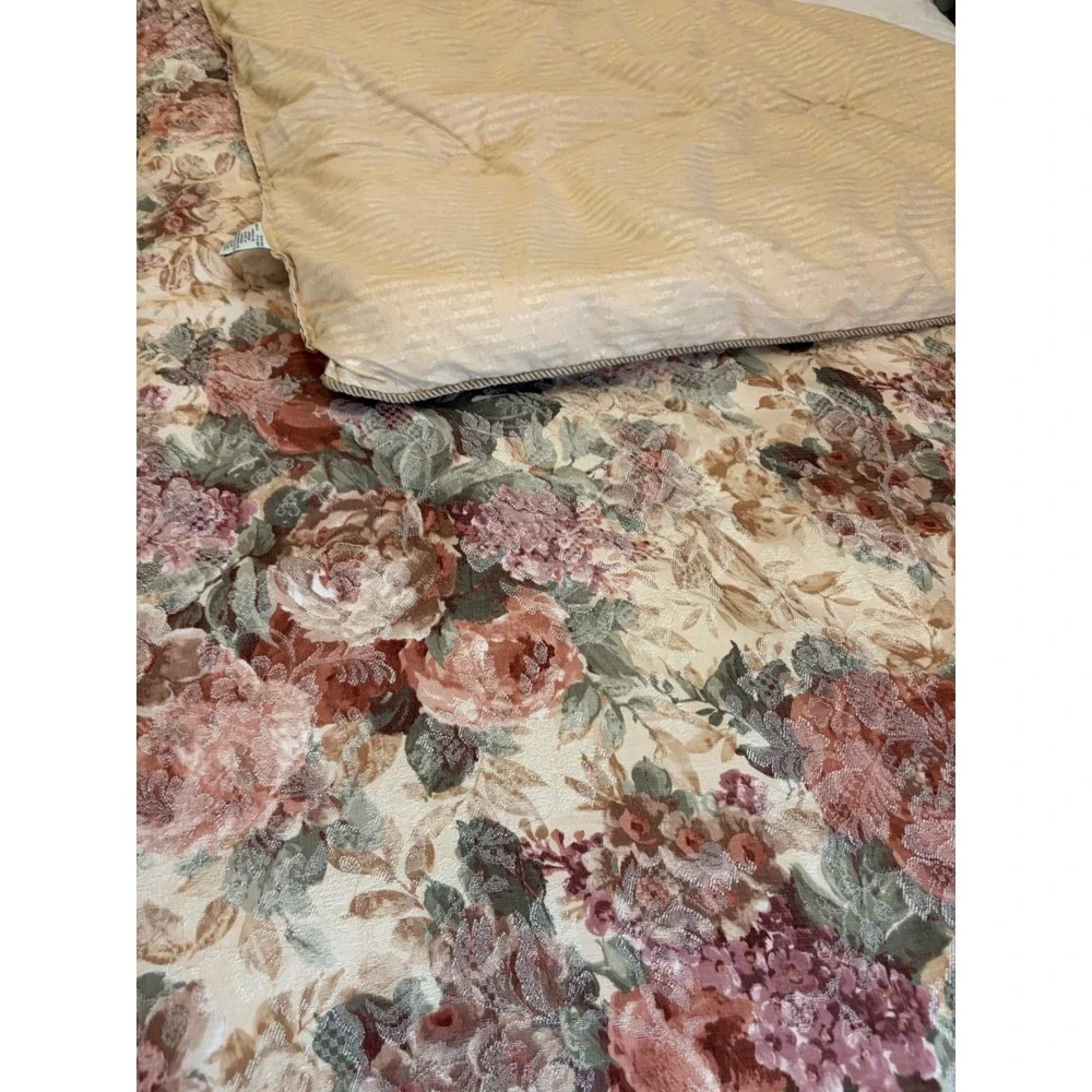 Vintage Croscill Cotswold Twin Comforter Bedskirt Sham 3 Pc Set USA